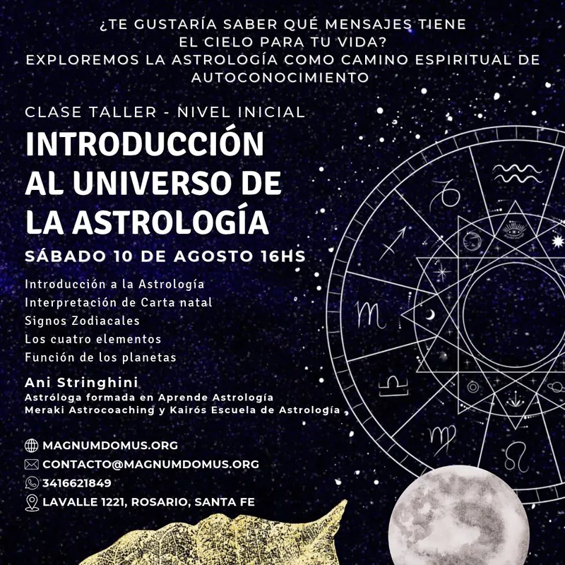 Fundación Magnum Domus: Flyer de clase taller