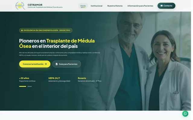 Página de inicio de Cetramor