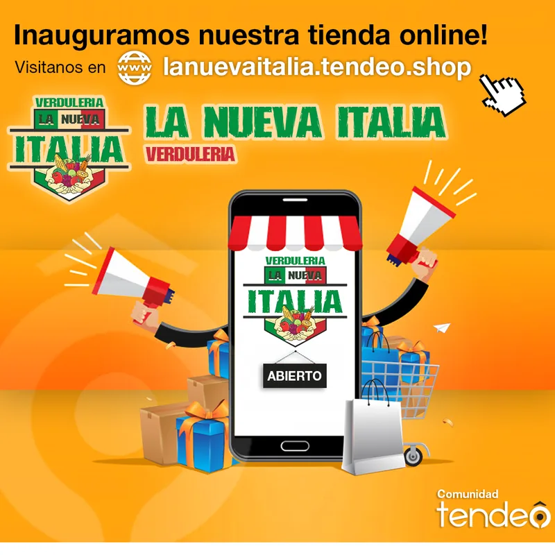 La Nueva Italia: Lanzamiento de su tienda online